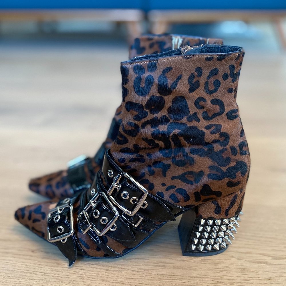 Jeffrey Campbell Malin Calf Hair Bootie